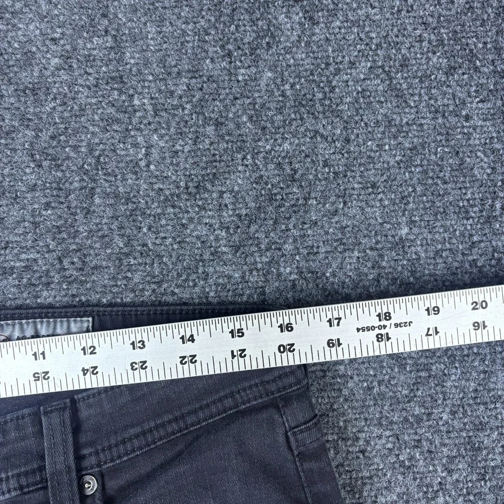AG Adriano Goldschmied The Matchbox Slim Straight Jeans Mens 32x31 Black Denim